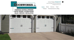 Desktop Screenshot of doorworksinc.com